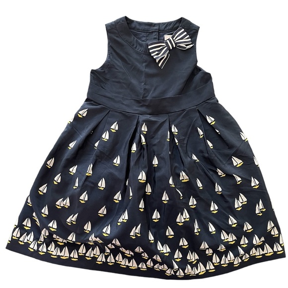 Janie and Jack Sailboat Print Dress - Picture 2 of 13